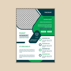 Obraz premium Creative Corporate Business Flyer Design Template
