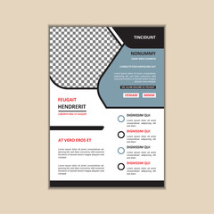 Obraz premium Creative Corporate Business Flyer Design Template