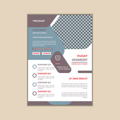 Obraz premium Creative Corporate Business Flyer Design Template