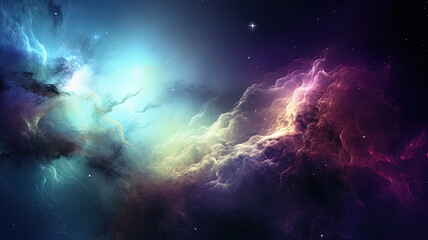 Space nebula, background