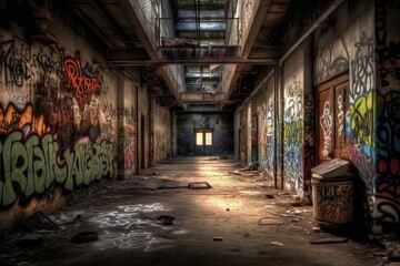 old abandoned factory