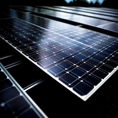 solar panel close up, ai