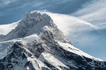 Mountain Top - The top of Cuerno Oriental, Torres del Paine NP, Chile, Patagonia