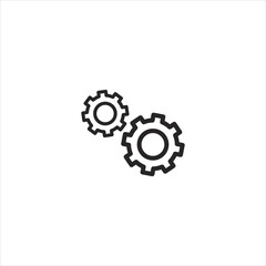 Obraz premium gear machine icon vector element design web template. EPS 10 vector icon