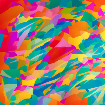 abstract colorful background with triangles