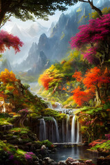 A beautiful illustration created by artificial intelligence by Carguilar, with varied colors and incredible and Delicate details	