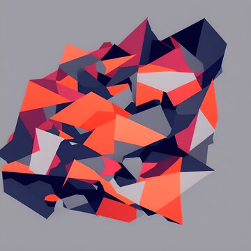 abstract background with triangles
