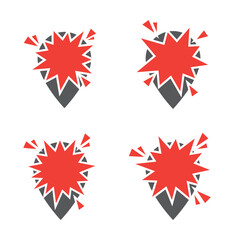 splash star on pin map icon