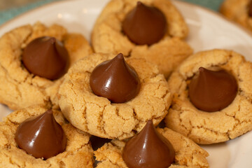 Peanut Butter Kiss Cookies