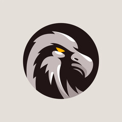 Eagle Vector Badge Style Logo