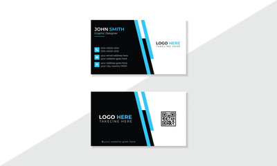 clean modern business card design.
name card design template, business card Vector illustration ready to print. 
