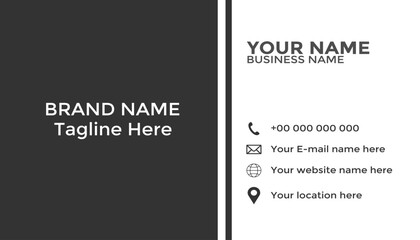 Business card design, Clean professional business card template, visiting card, abstract business card template .