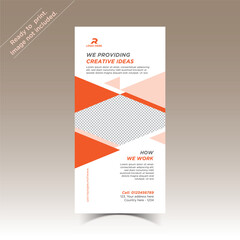 Corporate rack card or DL flyer