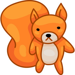 Squirrel Cute Character
