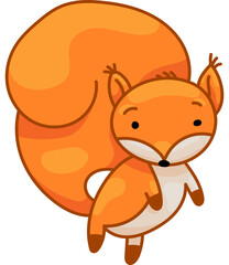Squirrel Cute Character
