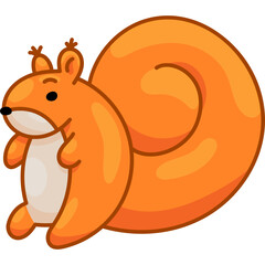 Squirrel Cute Character