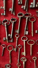 old rusty keys