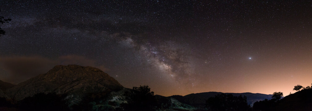 Milky Way Galaxy over Mal Agha Valley, Bagh Malek, Khuzestan, Iran