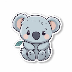 a cute illustration of a koala