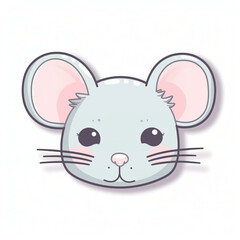 a cute mouse cartoon illustration