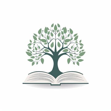 book and tree logo