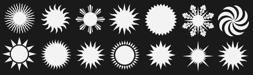 Religious and Regional Sun Symbols / Ai Illustrator