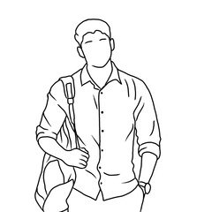 Obraz premium Sketch of a person (The Boys)