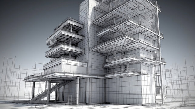 The part of architectural project