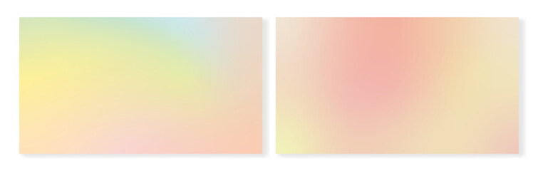 Set 2 of horizontal gradient backgrounds in pink and yellow colors. For covers, business card wallpapers, social media, web and print. Just add your text.