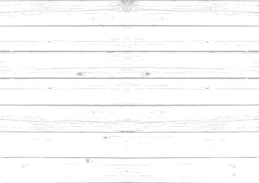 Vector white wood panel texture for backgrounds or design. Rustic grayscale wooden wallpaper. White washed wood.�