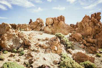 Tenerife Vulcano Highland Landscape
