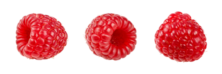 Raspberries  isolated on transparent background