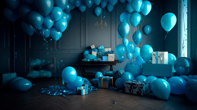 Blue Birthday Balloons Images – Browse 194,318 Stock Photos, Vectors, and  Video