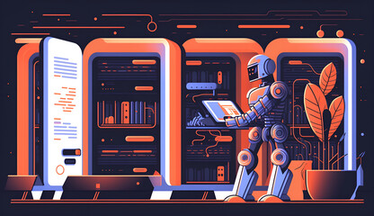 AIロボットがコンピュータを制御