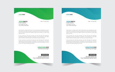 The Best Corporate Modern Letterhead Template Design. Abstract vector layout background set. Flyer Layout with Geometric, poster flyer pamphlet brochure cover design layout space for photo background