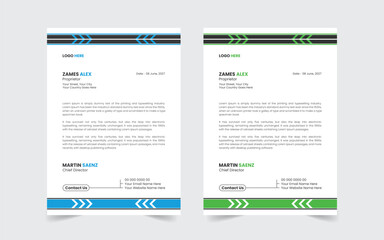 The Best Corporate Modern Letterhead Template Design. Abstract vector layout background set. Flyer Layout with Geometric, poster flyer pamphlet brochure cover design layout space for photo background