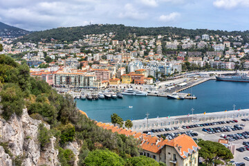 Naklejka na ściany i meble Nice, France - French Riviera 