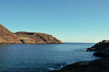 entrance to the bay on the atlantic