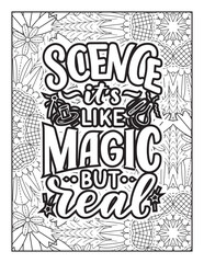 Affirmative quotes coloring page. Positive quotes. Good vibes. Coloring book for adults. Typography design. Hand drawn with inspiration word. Coloring for adult and kids. Quotes. Quotes Coloring.