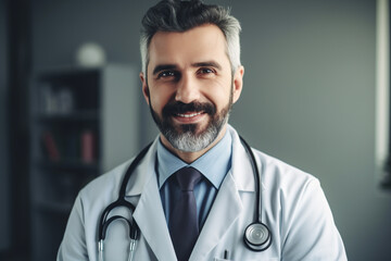 Friendly and compassionate male doctor with a reassuring smile