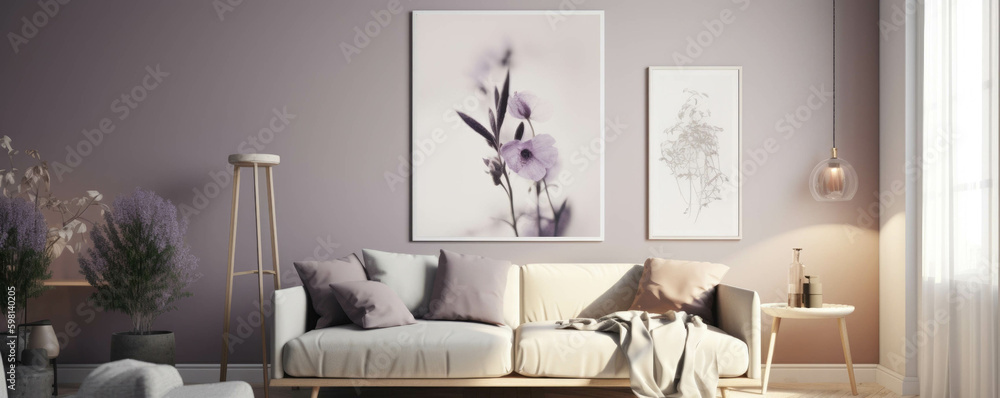 Poster beauty highlighted in every simple detail this frame celebrates minimalist minimalism.. ai generatio