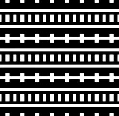 Seamless repeating pattern.  Black and white pattern for web page, textures, card, poster, fabric, textile.