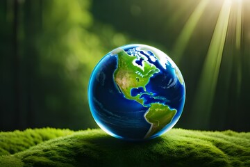 Obraz na płótnie Canvas green plant earth 