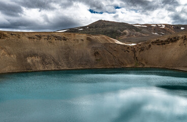 Islandia jezioro polodowcowe powulkaniczne © damian