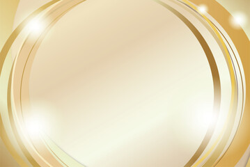 光による装飾が施されたゴールドベースの高級背景素材