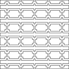 
Repeating patterns of lines.  Black and white pattern for web page, textures, card, poster, fabric, textile.