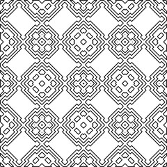 
Repeating patterns of lines.  Black and white pattern for web page, textures, card, poster, fabric, textile.