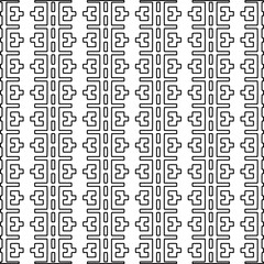 
Repeating patterns of lines.  Black and white pattern for web page, textures, card, poster, fabric, textile.