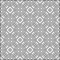 Repeating patterns of lines.  Black and white pattern for web page, textures, card, poster, fabric, textile.