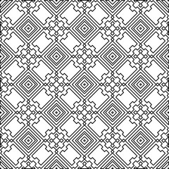 Repeating patterns of lines.  Black and white pattern for web page, textures, card, poster, fabric, textile.